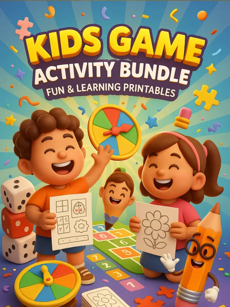 Kids Game Activity Bundle – 238 Pages of Fun & Learning - Instant Kids ...